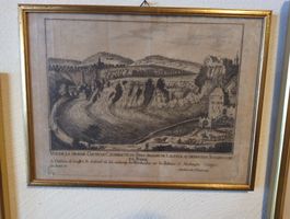 Antike Grafik Rheinfall Schaffhausen,Top Zustand!