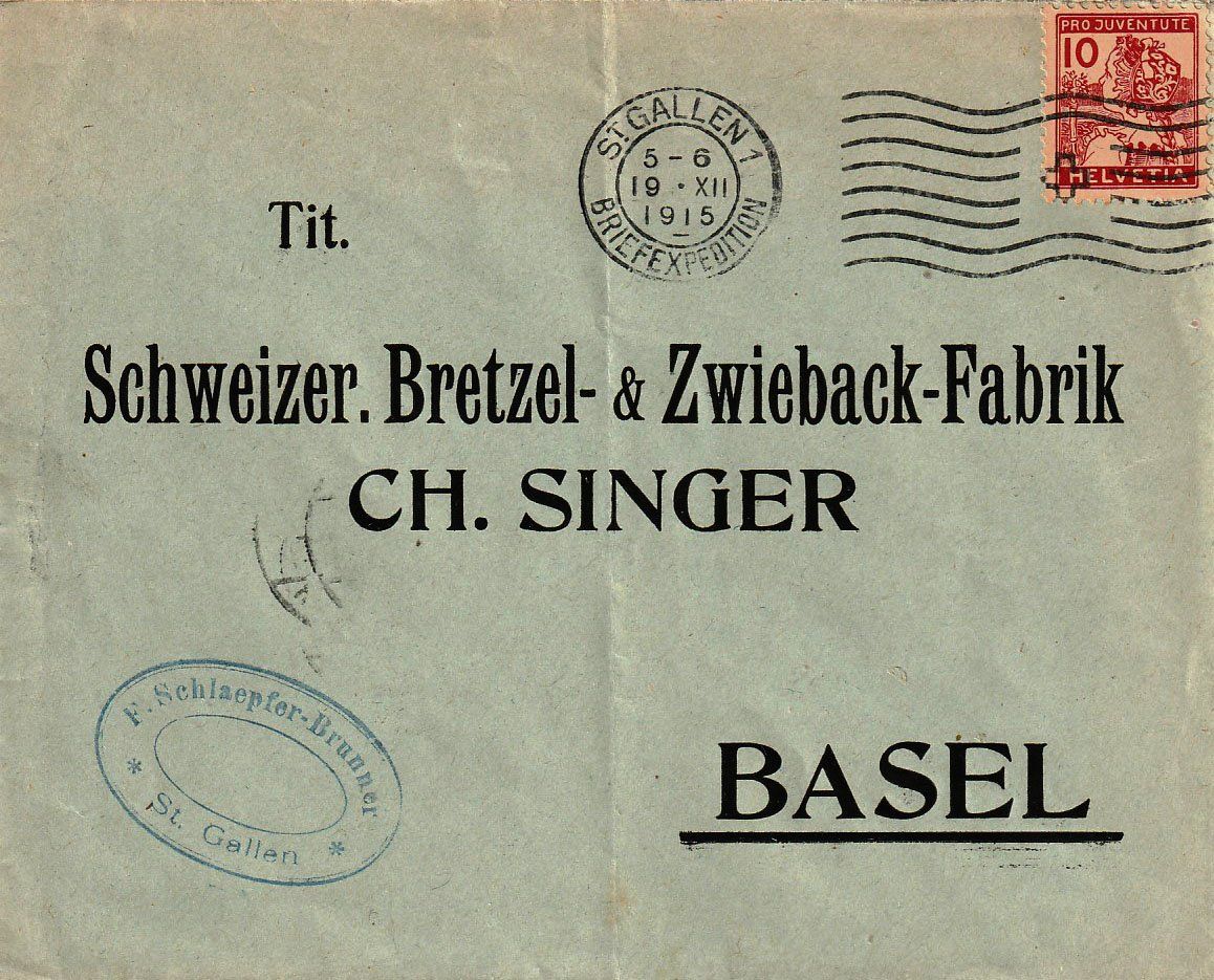 Alle Briefmarken: 1915 Pro Juventute J3 auf Brief – Neu (gemäss Beschreibung) aus Arlesheim von gaugi43 1
