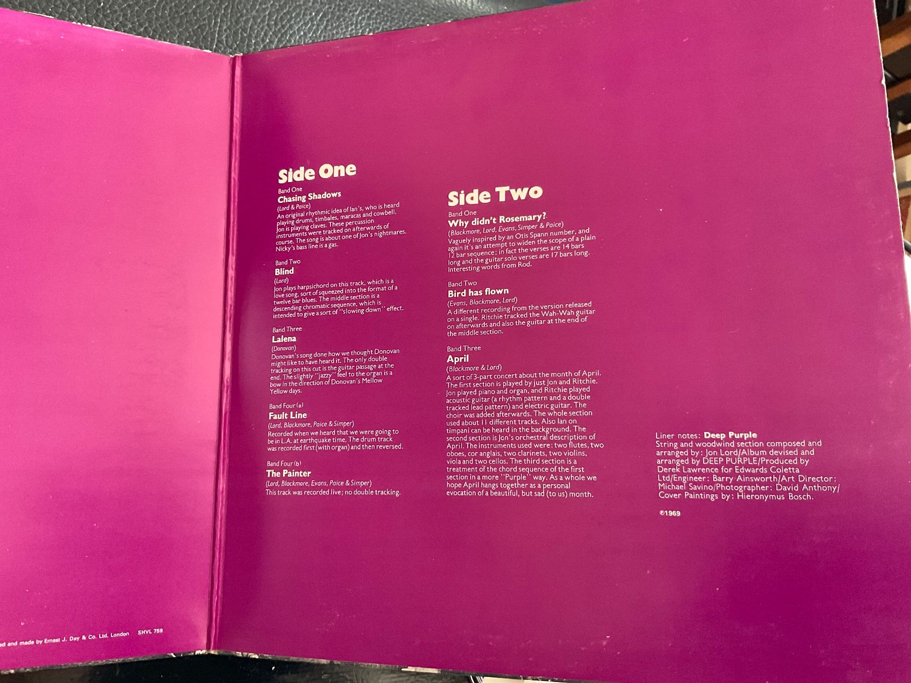 Schallplatten: Deep Purple original UK vinyl LP – Gebraucht aus Delémont von vinylfreak01 1