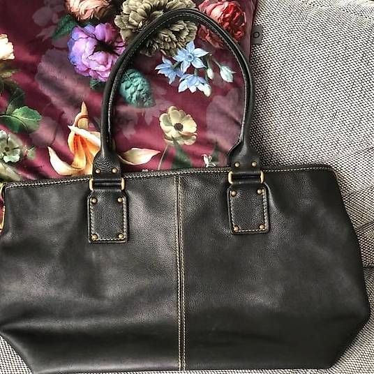 Taschen für Damen: Ledertasche schwarz Marke abro – Gebraucht aus Biel/Bienne von Izzybizzy 2
