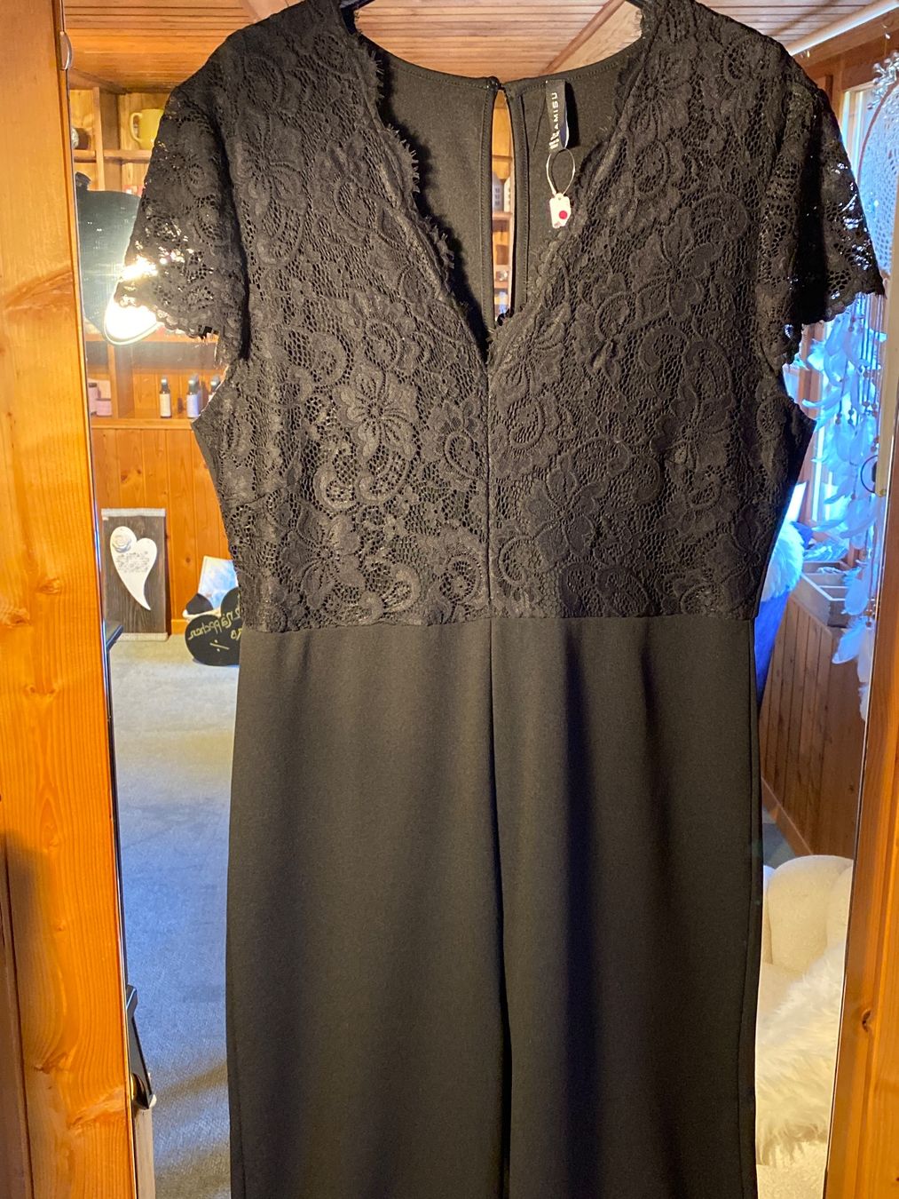 Tute: JUMPSUIT SPITZEN-SCHWARZ-DAMEN – Nuovo (secondo la descrizione) da Meienried venduto da ManuelaBoutique 4