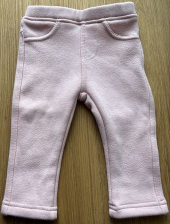 Süsse, warme Baby-Hose in Rosa, Grösse 74
