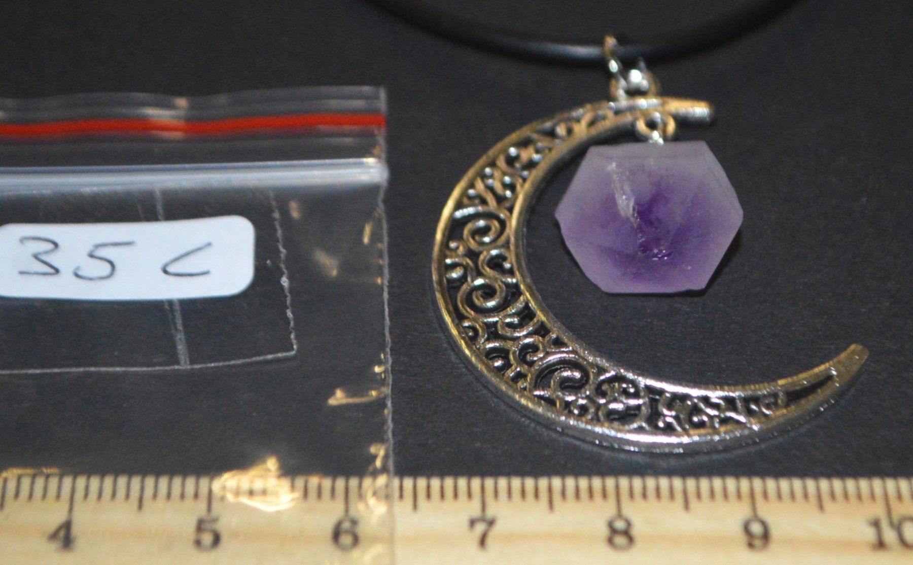 Catenine: Halskette 35C – Mond mit Amethyst – Nuovo e nell'imballaggio originale da Goldiwil (Thun) venduto da han_v5b7 2