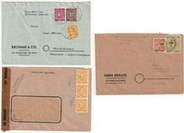 3 Briefe aus der US-Zone nach Zürich 1947