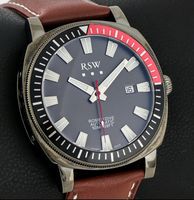 RSW Romeo Dive Automatic Herrenuhr Swiss Made Lederarmband