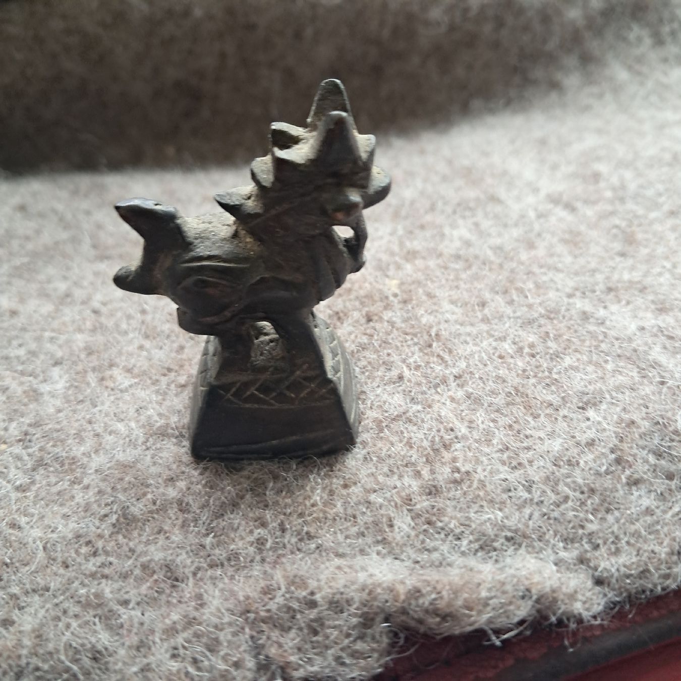 Statuette: Antiker Hahn Metall Figur, Deko  – Usato da Dietikon venduto da una_y6wy