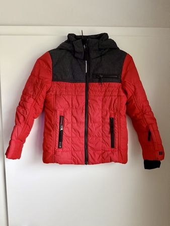 Poivre Blanc Skijacke Kinder Gr. 8 rot anthrazit warm