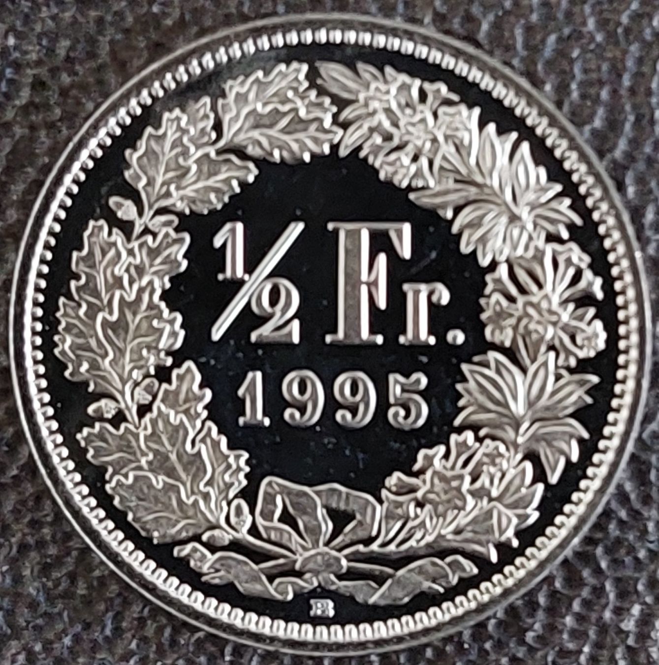 Tutti le monete: 50 Rappen 1995 stgl. / aus Münzsatz – Nuovo (secondo la descrizione) da Arch venduto da coinsandmore