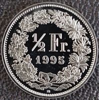 50 Rappen 1995 stgl. / aus Münzsatz
