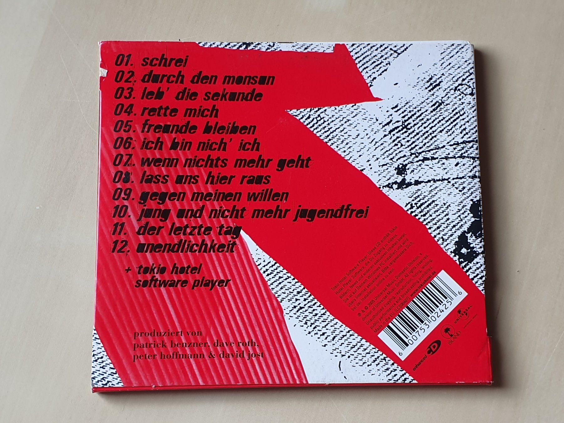 CDs: Tokio Hotel Schrei – Gebraucht aus Stansstad von  1