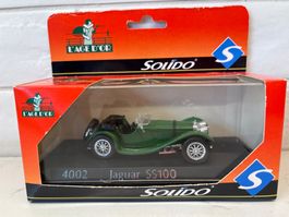 Solido L'Age d'Or Jaguar SS100, 4002, Vert, Vintage!