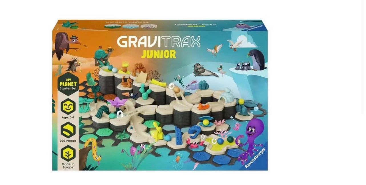 Ravensburger Giochi: Gravitrax Junior My Planet Starter-Set 200 Teile Alter 3-7 – Usato da st. gallen venduto da Summersun14