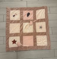 Tapis d'éveil pour bébé, rose, avec activités, doux
