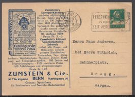 Zunstein & Cie. BERN 20.VI.1928