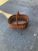 Magnifique panier à anse en osier naturel
