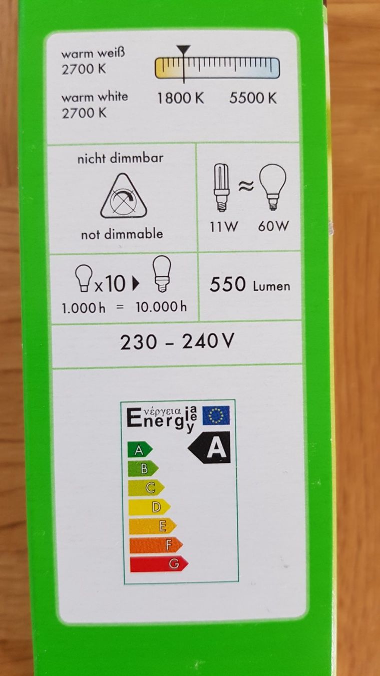Lampade: Leuchte E27 2700K 11W – Nuovo e nell'imballaggio originale da Zürich venduto da yro_qvz7 1