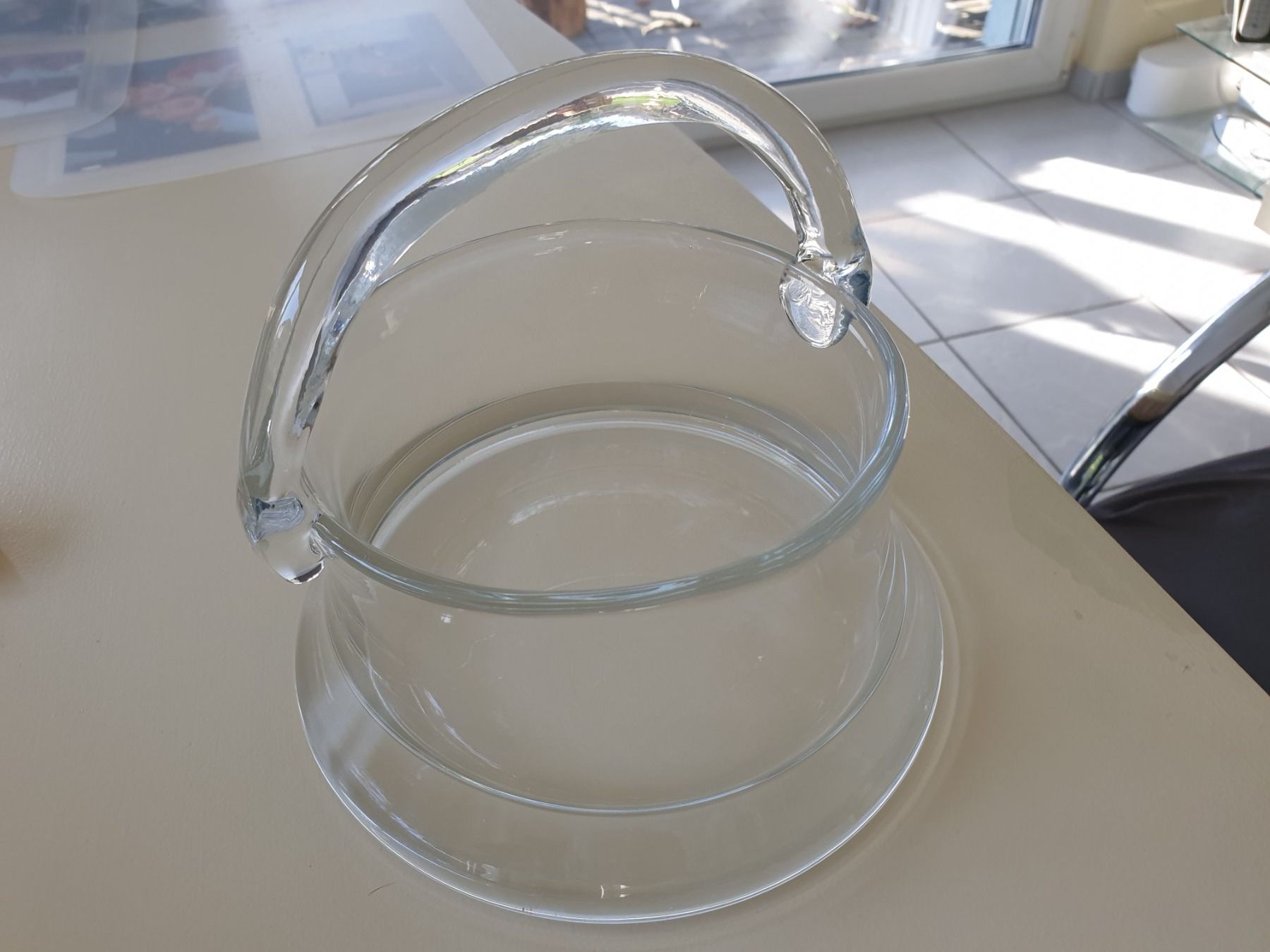 Ciotole: Obstschale aus Glas durchmesser 18,5 cm – Usato da Frauenfeld venduto da Kasico 1