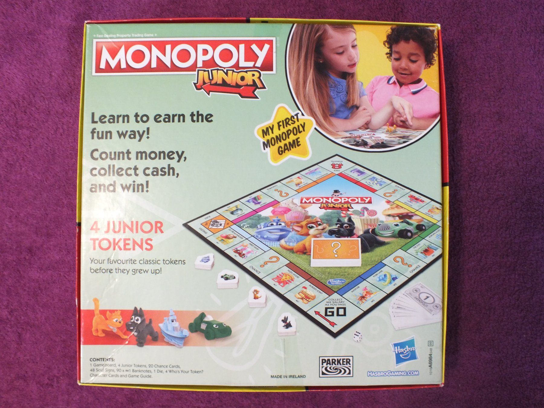 Hasbro Giochi: Monopoly Junior Englisch – Usato da Müllheim Dorf venduto da Seeeule01 1