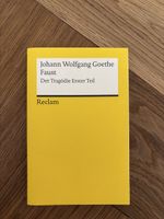 Goethe Faust Der Tragoedie Erster Teil Reclam Buch