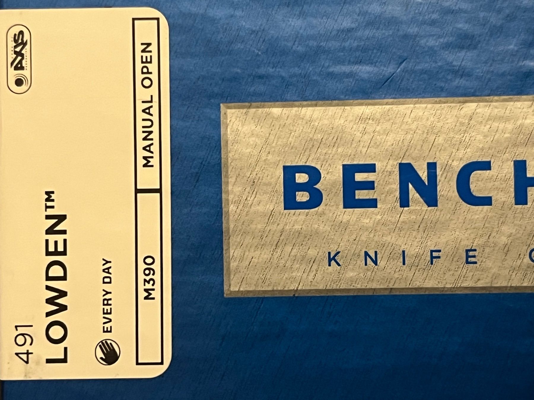 Benchmade Coltelli tascabile: Benchmade Lowden M390 Manual Folder Messer _GRATIS_Versand_ – Nuovo e nell'imballaggio originale da St. Niklaus VS venduto da wildholzmann 6