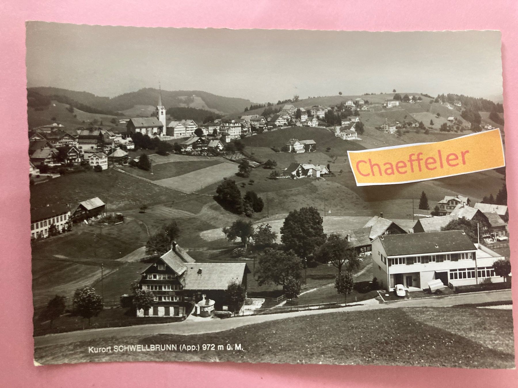 Cartoline postali: 1966 Kurort Schwellbrunn (App.) – Usato da Zürich venduto da Chaeffeler