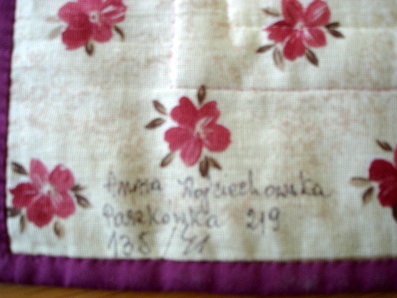 Tappeti: Patchwork Tischläufer mit Blumenmotiv Handarbeit – Usato da Regensdorf venduto da anna059 3