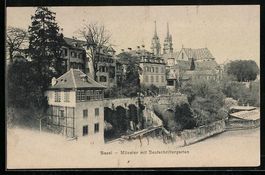 Basel, Münster mit Deutschrittergarten