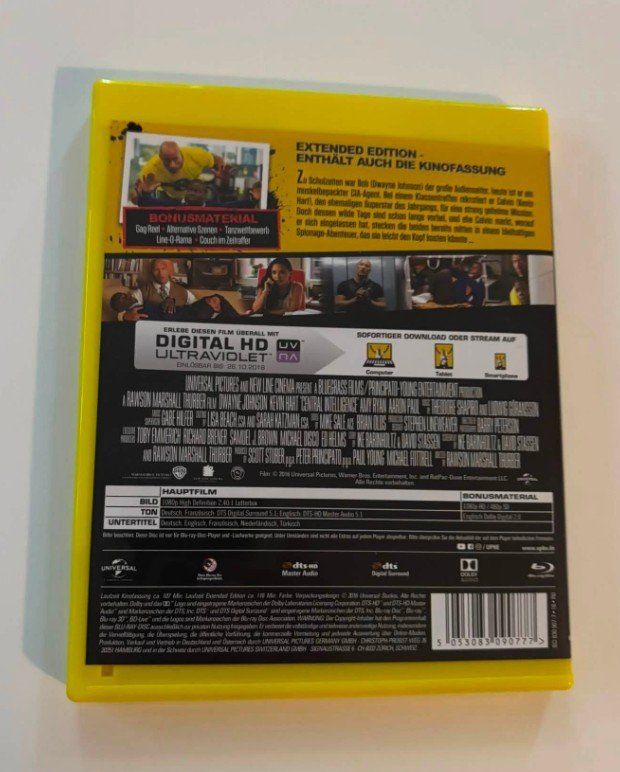 Alle DVDs: Central Intelligence (2016) Blu-ray – Gebraucht aus lupfig von maniacs666 2