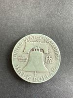 USA Half Dollar 1954 Franklin Silber gebraucht
