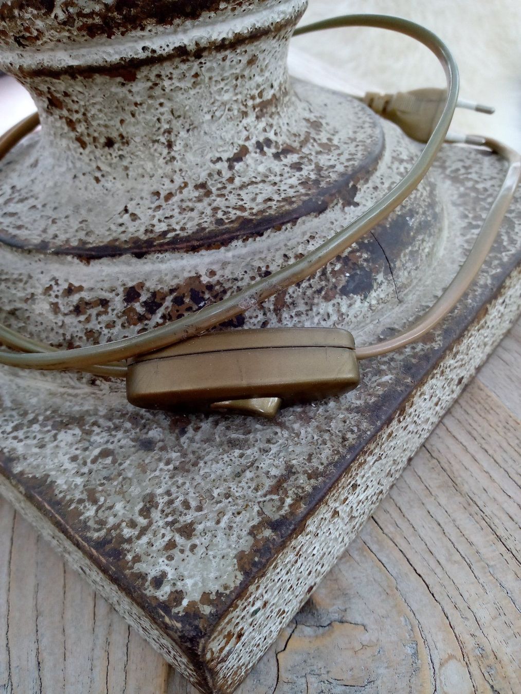 Lampade: tolle Lampe mit shabbychic Lampenschirm – Usato da Feldbach venduto da Gwaechshuus 3