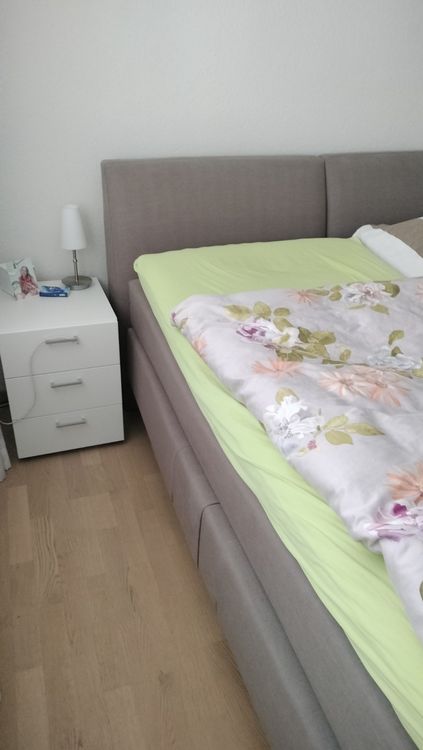 Sorbus Nachttisch Mit 3 Schubladen – Stylischer Beistelltisch Fürs Schlafzimmer, Wohnzimmer Oder Büro (weiß/grau)