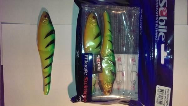 Esche: Sebile Magic Swimmer 130 mm fire tiger – Nuovo e nell'imballaggio originale da Fribourg venduto da versus702
