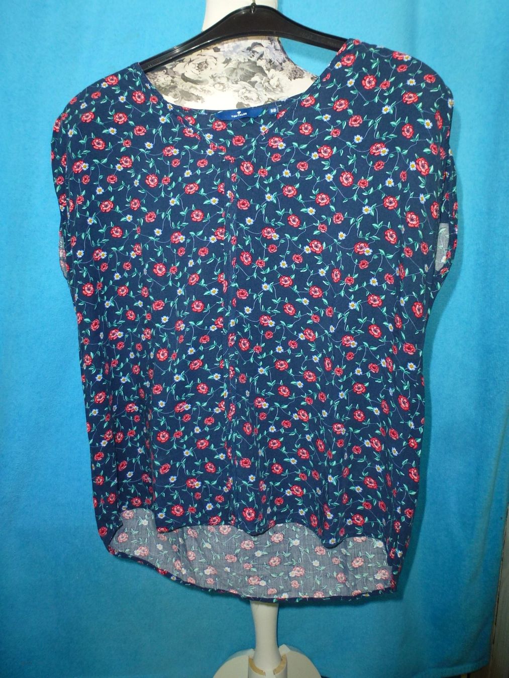 Tom Tailor Camicette: TOM TAILOR BLÜMCHEN BLUSE BAUMWOLLE GR 38 LEICHT LUFTIG – Nuovo (secondo la descrizione) da Kreuzlingen venduto da ang_7k8d