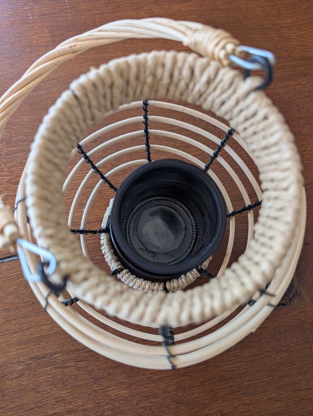 Lanterne: Windlicht/Laterne aus Rattan – Nuovo e nell'imballaggio originale da Bern venduto da Zorro333 2