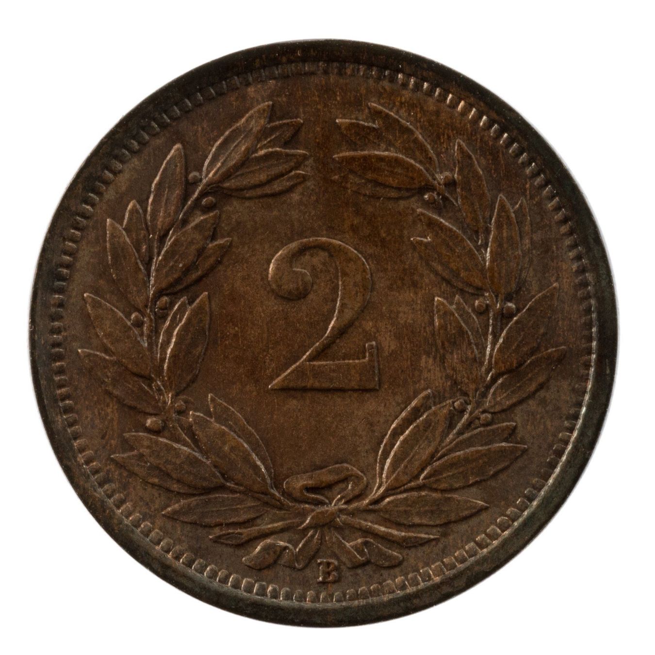 Tutti le monete: Schweiz / Suisse - 2 Rappen - 1930 – Usato da Rotkreuz venduto da Swiss-Coins 1