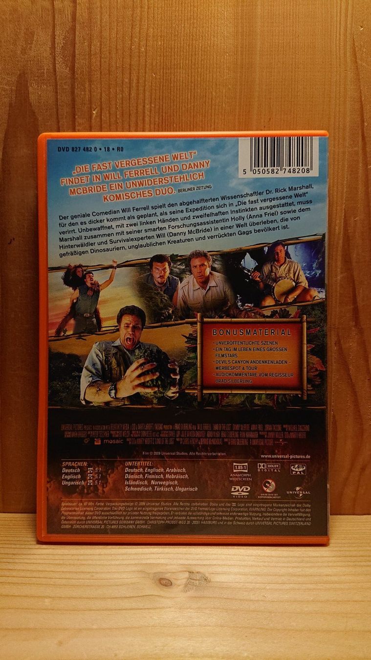 Tutti i DVDs: DIE FAST VERGESSENE WELT DVD mit Will Ferrell – Usato da Wilderswil venduto da Exebub 1