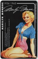 MARILYN MONROE auf deutscher Kunden-Telefonkarte