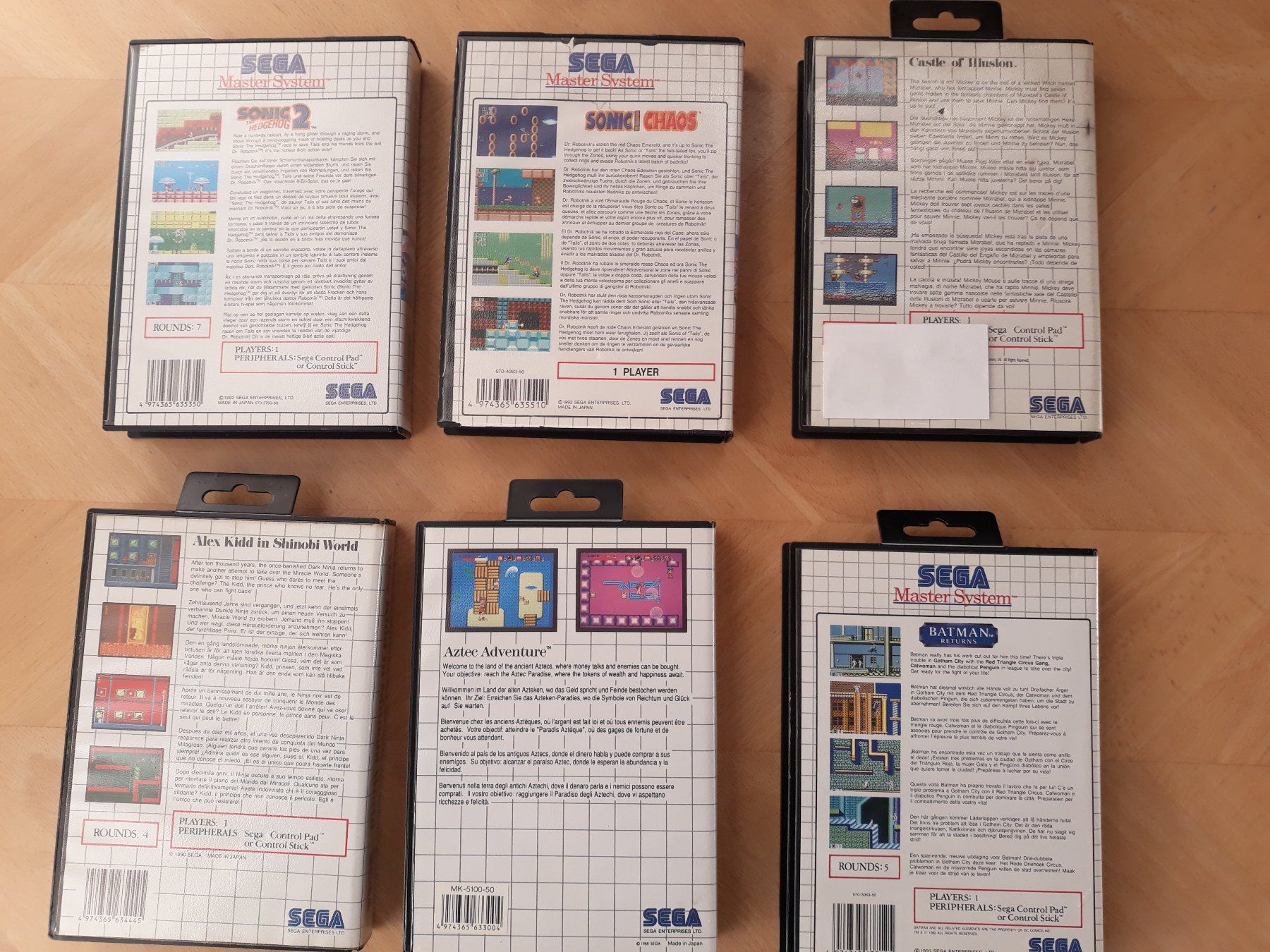 Sega Konsolen: Sega Mega Drive mit Master System Converter und 17 Games – Gebraucht aus Münsingen von Jedi909 5