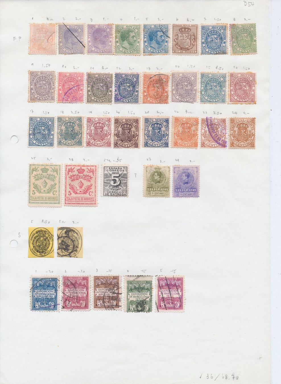 Tutti i francobolli: Spanien, Interessantes Lot – Usato da Winterthur venduto da Zupogeru 5