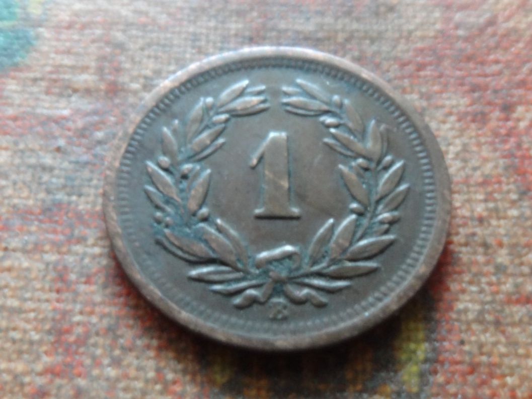 Tutti le monete: 1 Rp. 1897  (A) – Usato da Romanel-sur-Lausanne venduto da Swift13 1