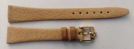 Bracelet MILUS vintage, beige, souple, montre dame, 15mm