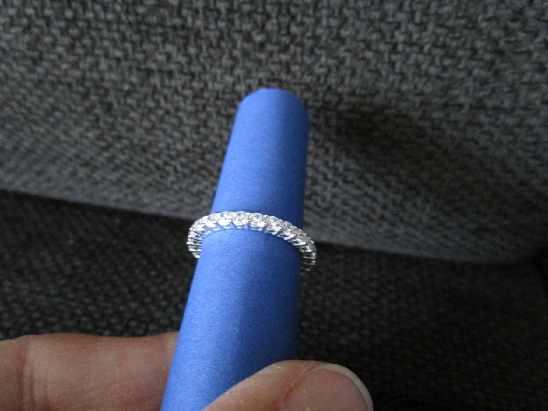Ringe: Memory Eternity Ring Zirkonia 925 Silber Tchibo Gr. 18 – Gebraucht aus Volketswil von Megaissimo 2