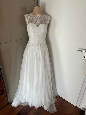Hochzeitskleid, Allen Rich, Gr. 36