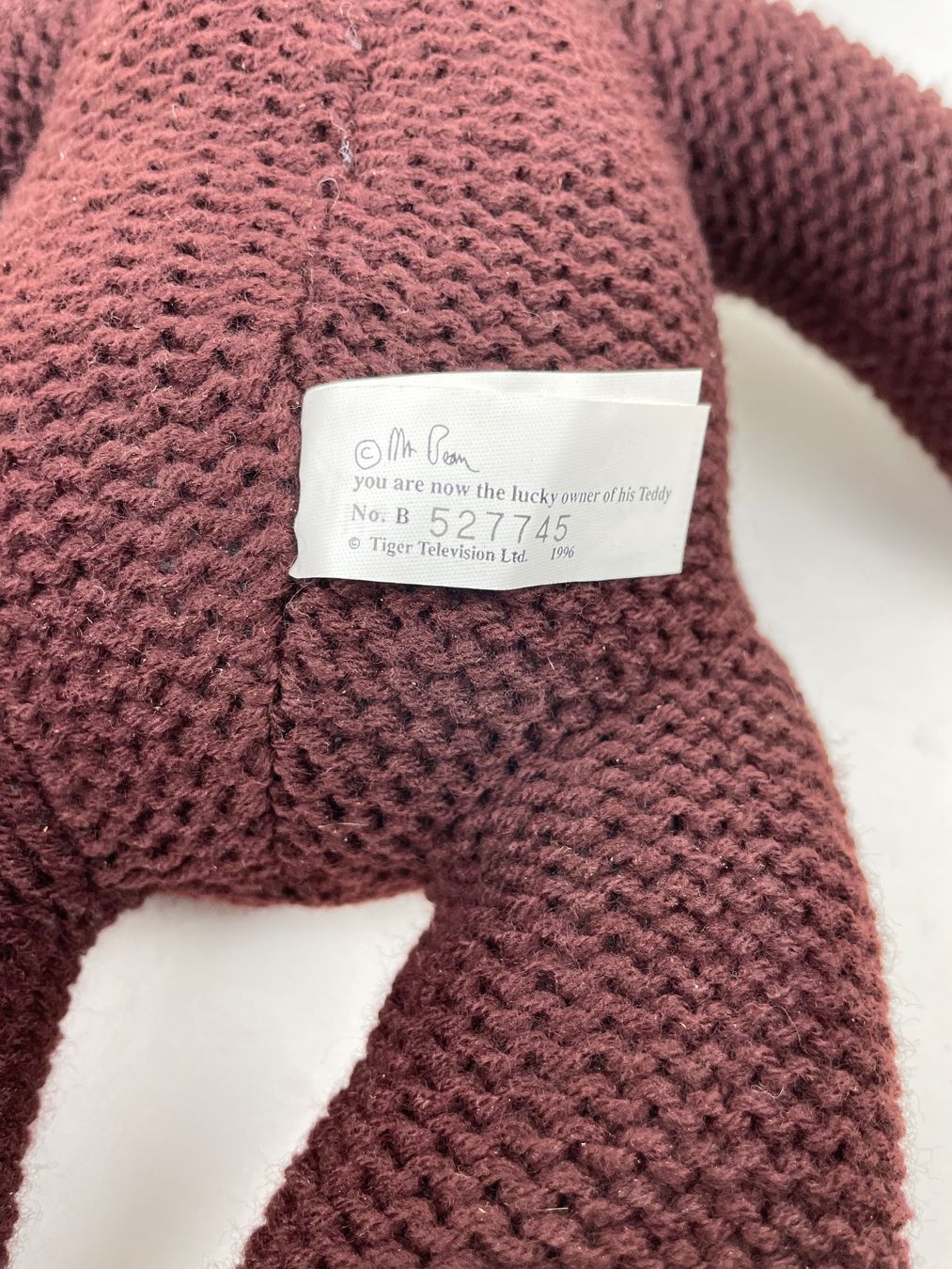 Giocattoli: Original Mr Bean Teddy by Tiger Television Ltd – Usato da Genthod venduto da lightyear63 4
