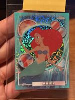 2026 Disney Topps Chrome Ariel 148/199 Aqua Mini Diamond 