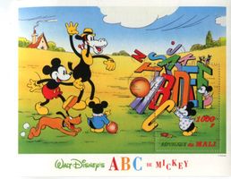 Block "Walt Disney. Micky Maus". Mali