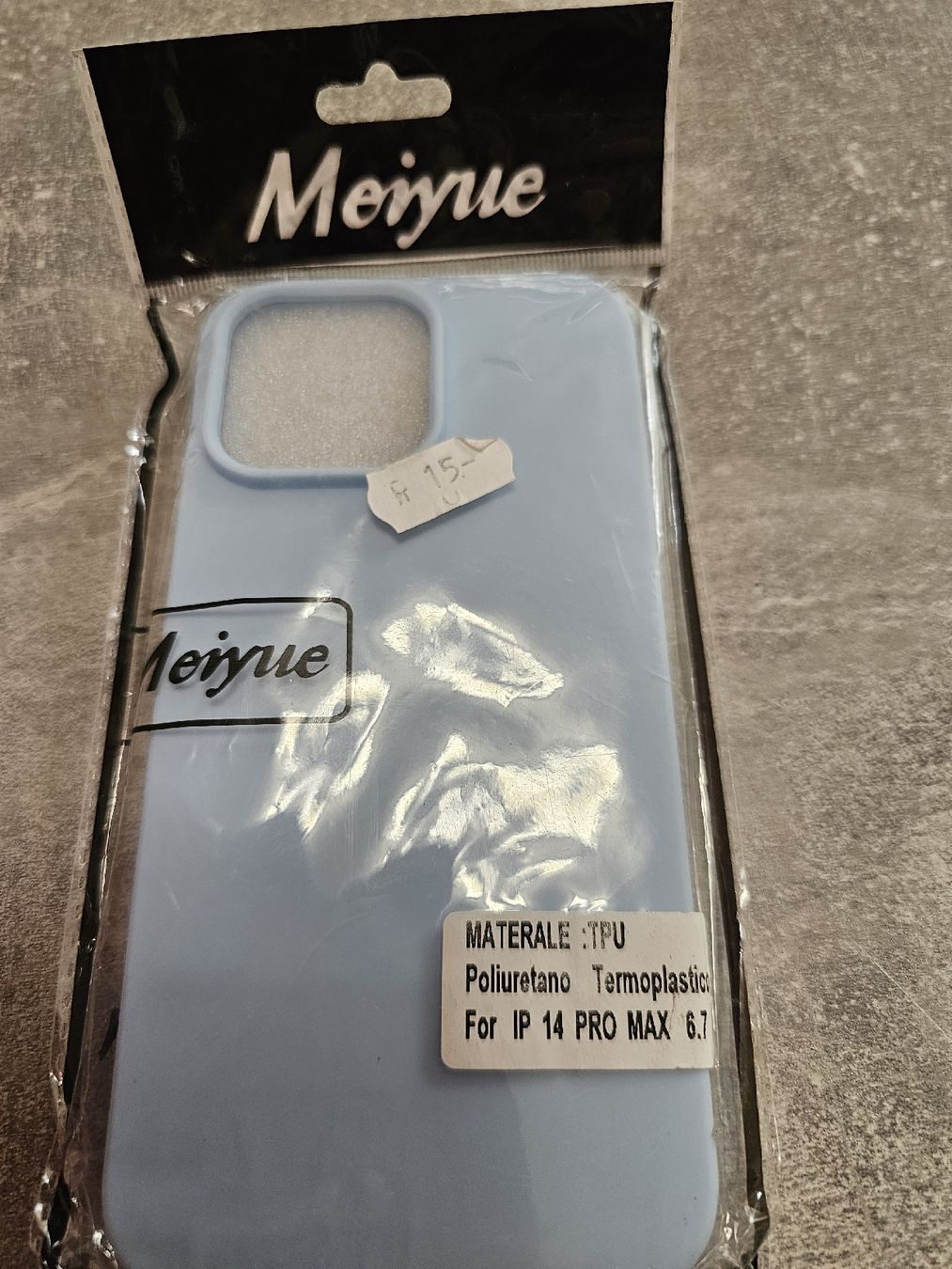 Apple Cover & Protezioni schermo: Handyhülle Meiyue, iPhone 14 Pro Max, Hellblau - Neu! – Nuovo e nell'imballaggio originale da Herzogenbuchsee venduto da tgi_rln7 1