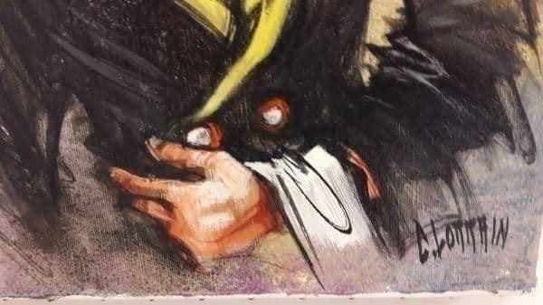 Gemälde: C.Lorrain "Clown" Gemälde Original – Gebraucht aus Zürich von Galerie-Kunst 1