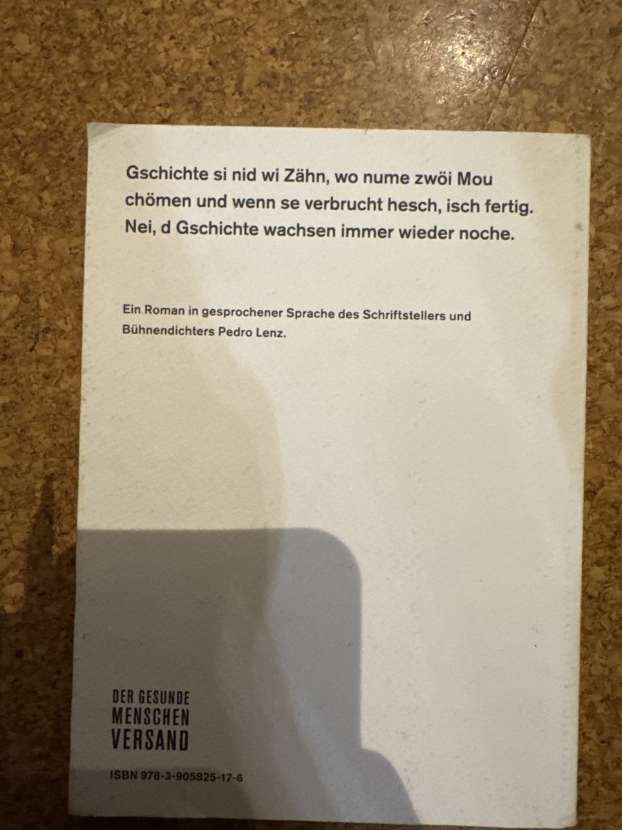 Bücher: Pedro Lenz - Der Goalie bin ig – Gebraucht aus Madiswil von Noahx3m 1