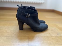 Elegante Damen Stiefeletten, schwarz, Gr. 39 - Top Zustand!